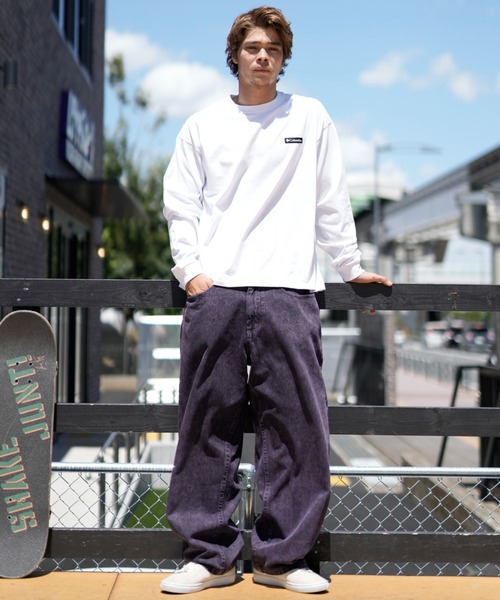 Columbia(コロンビア)の「columbia/コロンビア TYGER GARDEN LONG SLEEVE TEE バックプリントロンT 吸湿速乾 UVケア PM0568(Tシャツ/カットソー・メンズ・ホワイト×ネイビー/カーキ/ネイビー・M/L/XL)」の14枚目の写真