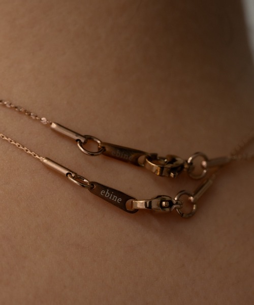 ebine(エビネ)の「0.6mm Skin Necklace 金属アレルギー対応 サージカルステンレス(ネックレス・レディース・ピンクゴールド/シルバー/ゴールド・40/45)」の9枚目の写真