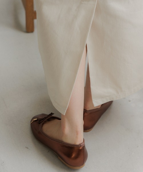 flower（フラワー）の「レディストレートスカート（スカート・レディース・ブラック/アイボリー・FREE）」の14枚目の写真