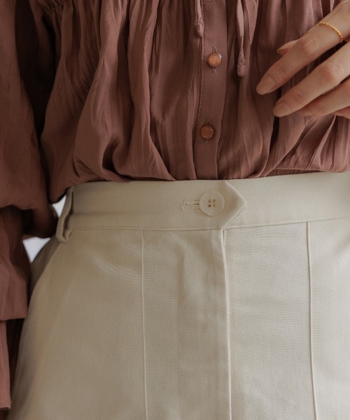 flower（フラワー）の「レディストレートスカート（スカート・レディース・ブラック/アイボリー・FREE）」の11枚目の写真