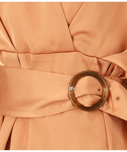 ANAP（アナップ）の「バックル付カシュクールデザイントップス（シャツ/ブラウス・レディース・ブラック/ホワイト/オレンジ・FREE）」の20枚目の写真