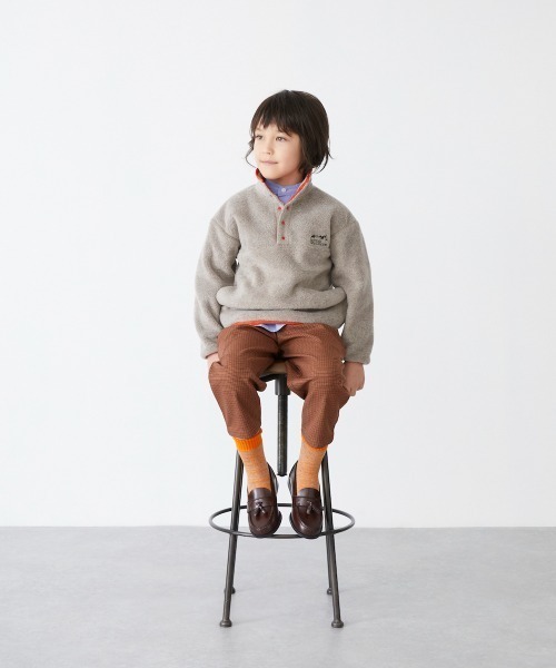 EAST END HIGHLANDERS(イーストエンドハイランダーズ)の「East End Highlanders / パイルソックス(ソックス/靴下・キッズ・ブラウン/イエロー/オレンジ/ダークグリーン・22-24cm/16-18cm/13-15cm/19-21cm)」の12枚目の写真