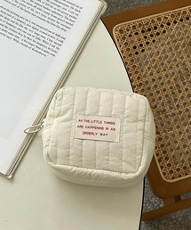 cream creme（クリームクレーム）の「クリームキルティングポーチ（ポーチ）」