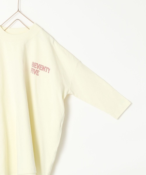 LOWRYS FARM（ローリーズファーム）の「ＵＳＡプリントワンピースロングスリーブ　964036（シャツ/ブラウス・キッズ・アイボリー/グリーン/グレー/ネイビー・110cm/120cm/130cm/140cm/150cm）」の22枚目の写真