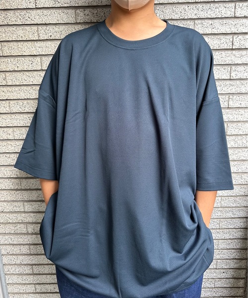 ONE DAY KMC (ワンデイケーエムシー)の「K-pro / DRY半袖BIG Tシャツ(Tシャツ/カットソー・メンズ・サックスブルー/ネイビー/ブラック/ホワイト/ロイヤルブルー・X3(6L~7L))」の3枚目の写真