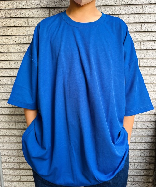 ONE DAY KMC (ワンデイケーエムシー)の「K-pro / DRY半袖BIG Tシャツ(Tシャツ/カットソー・メンズ・サックスブルー/ネイビー/ブラック/ホワイト/ロイヤルブルー・X3(6L~7L))」の5枚目の写真