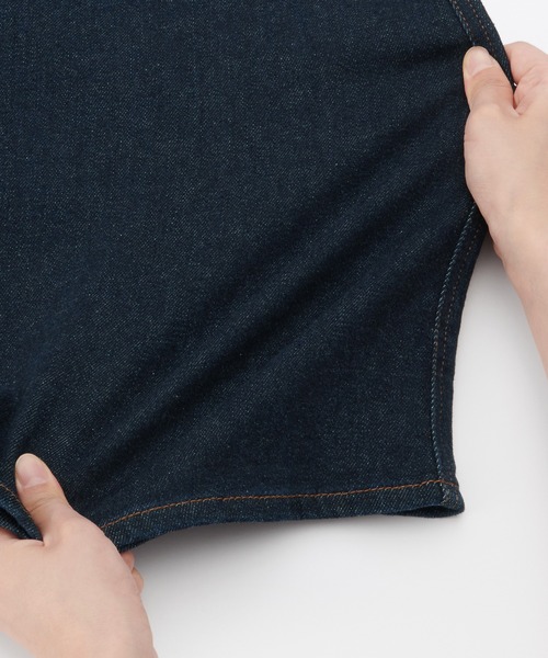 無印良品(ムジルシリョウヒン)の「ストレッチデニムサロペットスカート(サロペット/オーバーオール・レディース・ネイビー系・L/M/XS/XXL)」の11枚目の写真