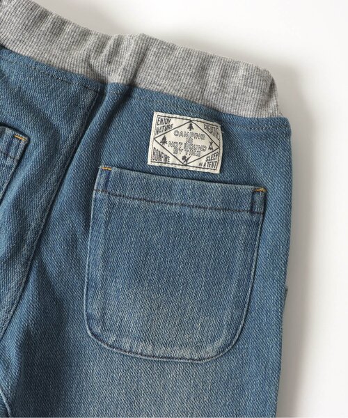 BREEZE（ブリーズ）の「デニムニットツイル リブ付クライミングパンツ（デニムパンツ・キッズ・ネイビー/ブルー・110/90/140/100/120/80/130）」の14枚目の写真