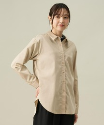 TOKYO SHIRTS | 形態安定ノーアイロン  ワイドカラー 長袖オーバーシャツ(シャツ/ブラウス)