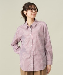 TOKYO SHIRTS | 形態安定ノーアイロン  ワイドカラー 長袖オーバーシャツ(シャツ/ブラウス)