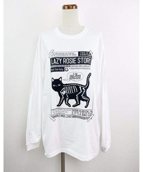HARE 猫 キャット カットソー 長袖 Mサイズ LUMBER ランバー 長袖 Tシャツ カットソー 242541 WILD CAT