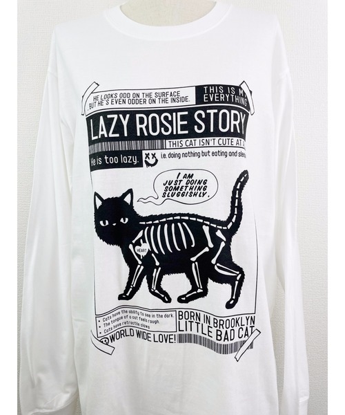 未使用✳︎タグ CAT柄のTシャツ＆ロングパンツセット Amazon | パンディエスタ PANDIESTA ロング Tシャツ パンダ 疾風