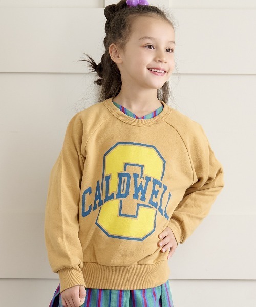 スウェード裏毛ラグランカレッジトレーナー（80～150cm）