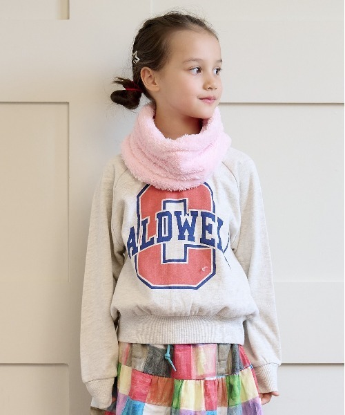 スウェード裏毛ラグランカレッジトレーナー（80～150cm）