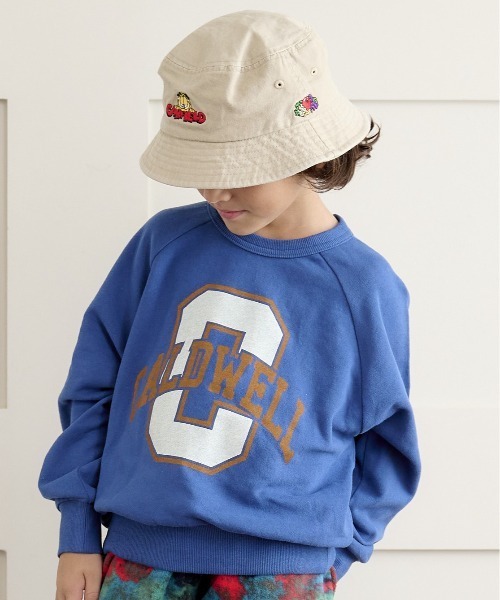 スウェード裏毛ラグランカレッジトレーナー（80～150cm）