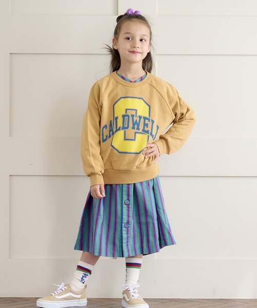 スウェード裏毛ラグランカレッジトレーナー（80～150cm）