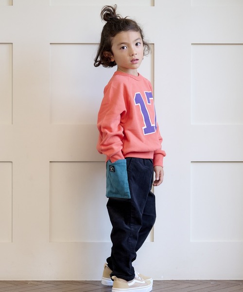 Life Support Products(ライフサポートプロダクツ)の「スウェード裏毛ラグランカレッジトレーナー(80~150cm)(スウェット・キッズ・オフホワイト/ブルー/キャメル/ブラウン/オレンジ/チャコール・80/90/95/100/110/120/130/140/150)」の10枚目の写真