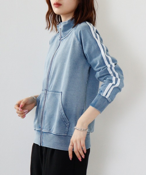 EVOLUTION(エボリューション)の「EVOLUTION ライン入りトラックジャケット(ブルゾン・メンズ・サックスブルー/ブルー・M/XL/L)」の22枚目の写真