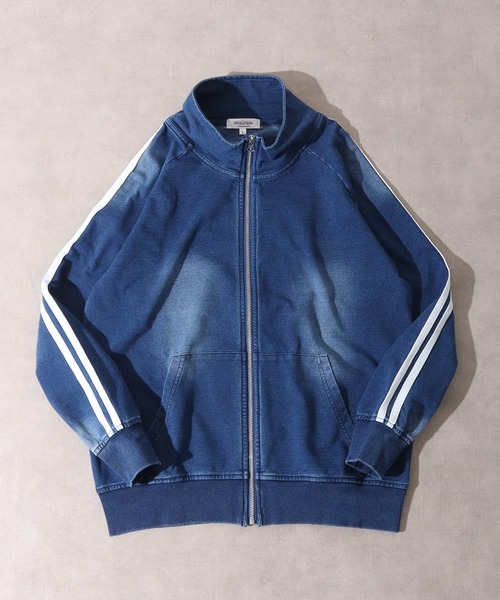 EVOLUTION(エボリューション)の「EVOLUTION ライン入りトラックジャケット(ブルゾン・メンズ・サックスブルー/ブルー・M/XL/L)」の19枚目の写真