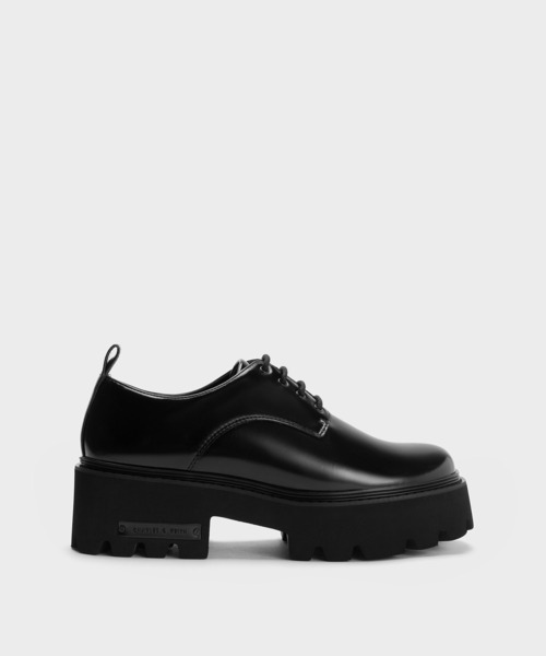 CHARLES & KEITH(チャールズ & キース)の「イモージェン チャンキーオックスフォード(ドレスシューズ・レディース・バーガンディー/ブラック系その他7・23cm/25cm/23.5cm/22.5cm/24.5cm)」の14枚目の写真