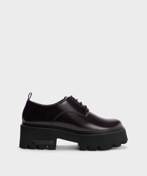 CHARLES & KEITH(チャールズ & キース)の「イモージェン チャンキーオックスフォード(ドレスシューズ・レディース・バーガンディー/ブラック系その他7・23cm/25cm/23.5cm/22.5cm/24.5cm)」の15枚目の写真