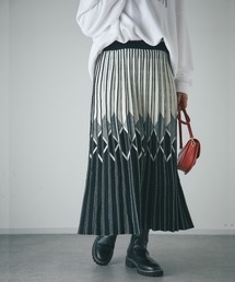 un dix cors | 柄ニットスカート(スカート)