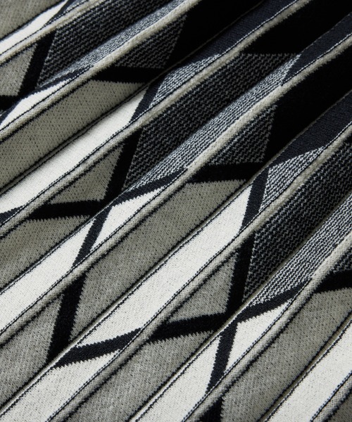 un dix cors（アンディコール）の「柄ニットスカート（スカート・レディース・ブラック/アイボリー・FREE）」の14枚目の写真