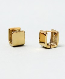 金属アレルギー対応「ieLS」ステンレス キューブピアス