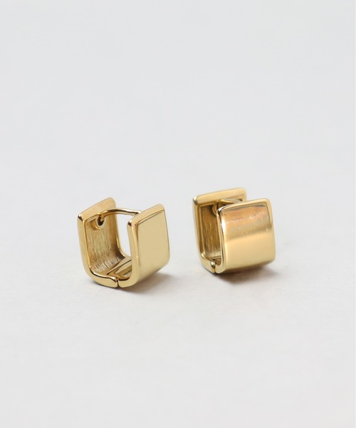 ieLS(イエルズ)の「金属アレルギー対応「ieLS」ステンレス キューブピアス(ピアス(両耳用)・メンズ・ゴールド/シルバー・ONE SIZE)」の7枚目の写真