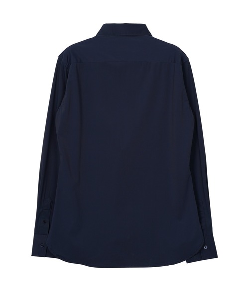 jiggys shop（ジギーズショップ）の「ハイパーストレッチ ホリゾンタルカラー 長袖シャツ（シャツ/ブラウス・メンズ・オリーブ/ネイビー/ブラック/ホワイト・LARGE/X-LARGE/MEDIUM）」の14枚目の写真