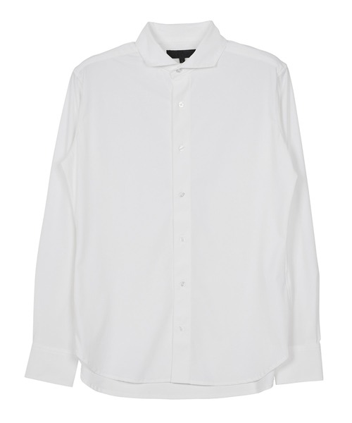 jiggys shop（ジギーズショップ）の「ハイパーストレッチ ホリゾンタルカラー 長袖シャツ（シャツ/ブラウス・メンズ・オリーブ/ネイビー/ブラック/ホワイト・LARGE/X-LARGE/MEDIUM）」の13枚目の写真