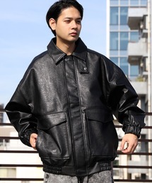 ８(eight) | エコレザーＡ-２ブルゾン(ブルゾン)