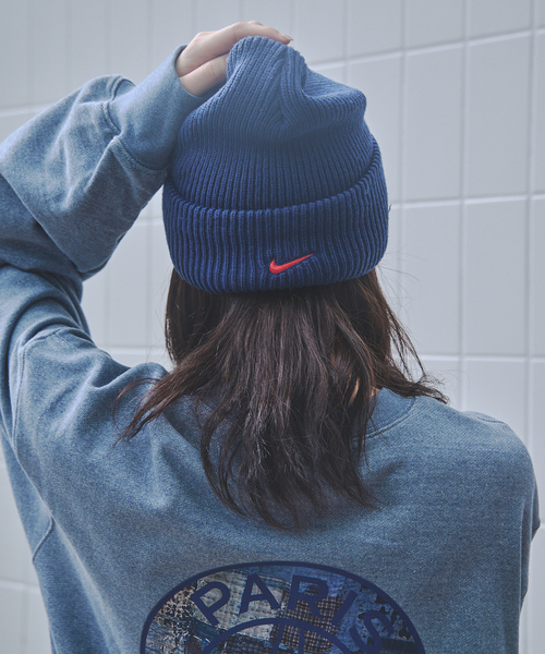 NIKE（ナイキ）の「【NIKE / ナイキ】PSG NK PEAK BEANIE SC FUT L FN4894（ニットキャップ/ビーニー・メンズ・ネイビー・FREE）」の6枚目の写真
