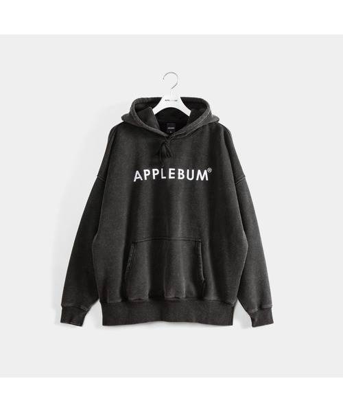 APPLEBUM(アップルバム)の「Powder Bleach Sweat Parka(パーカー・メンズ・ブラック・MEDIUM/X-LARGE/LARGE)」の1枚目の写真