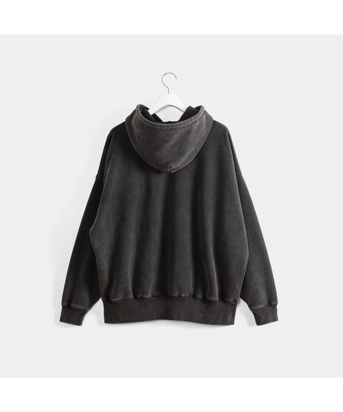 APPLEBUM(アップルバム)の「Powder Bleach Sweat Parka(パーカー・メンズ・ブラック・MEDIUM/X-LARGE/LARGE)」の2枚目の写真