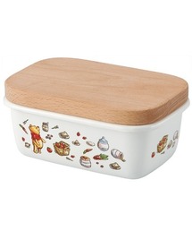 スタジオジブリ（スタジオジブリ）の「ホーロー バターケース フタ付き 保存容器 ハローキティ 魔女の宅急便 プーさん となりのトトロ ほうろう butter CASE SKE（キッチンツール）」