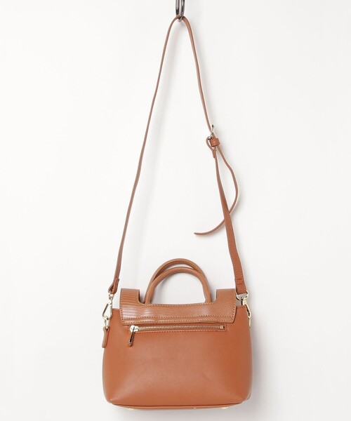 fredy emue(フレディエミュ)の「フラップクロコボストンバッグ(ボストンバッグ・レディース・キャメル/ブラック・FREE)」の13枚目の写真