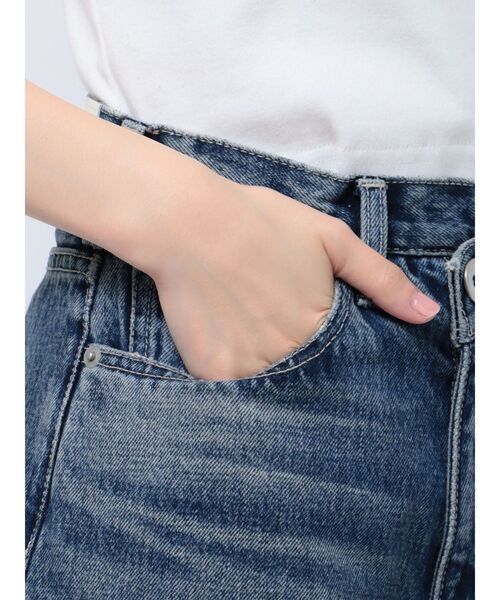 美品 クロエ 23SS ハイウエスト ワイドデニム パンツ RAVE 36 Chloe（クロエ）デニムパンツ 紺 サイズ:36(XS位) レディース