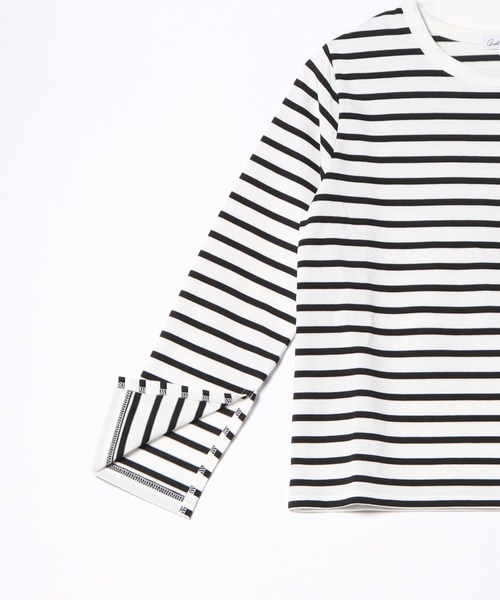 Arnold Palmer（アーノルドパーマー）の「袖スリット ベーシック Ｔシャツ（Tシャツ/カットソー・レディース・ホワイト/ダークネイビー/ブラック・S/L/M）」の22枚目の写真