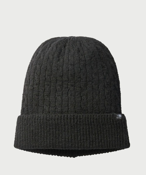 karrimor（カリマー）の「wool beanie（ニットキャップ/ビーニー・メンズ・ブラック/アッシュ/ネイビー/ブラウン・ONESIZE）」の2枚目の写真