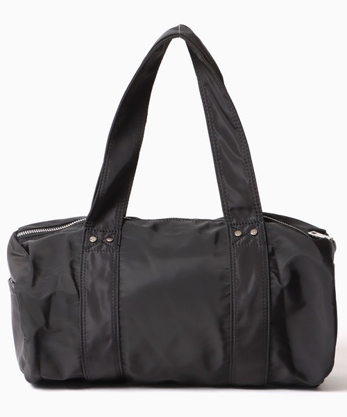 Chick(チック)の「▲Double Pocket Bag / ダブルポケットボストンバッグ(ハンドバッグ・レディース・カーキ/ブラック/ホワイト・FREE)」の5枚目の写真