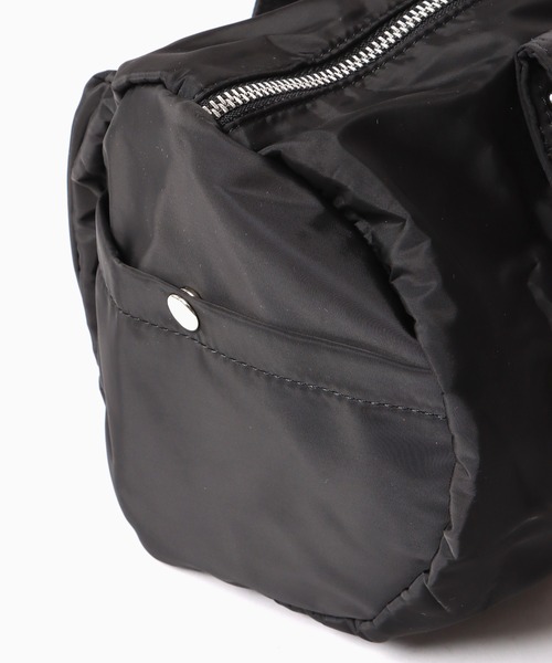 Chick(チック)の「▲Double Pocket Bag / ダブルポケットボストンバッグ(ハンドバッグ・レディース・カーキ/ブラック/ホワイト・FREE)」の10枚目の写真