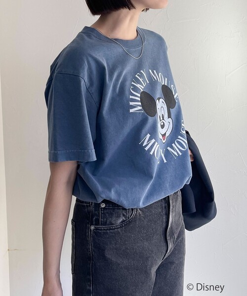 GOOD ROCK SPEED（グッドロックスピード）の「【GOOD ROCK SPEED/グッドロックスピード】MICKEY Tシャツ（Tシャツ/カットソー・レディース・アッシュグレー/オフホワイト/ネイビー・FREE）」の10枚目の写真