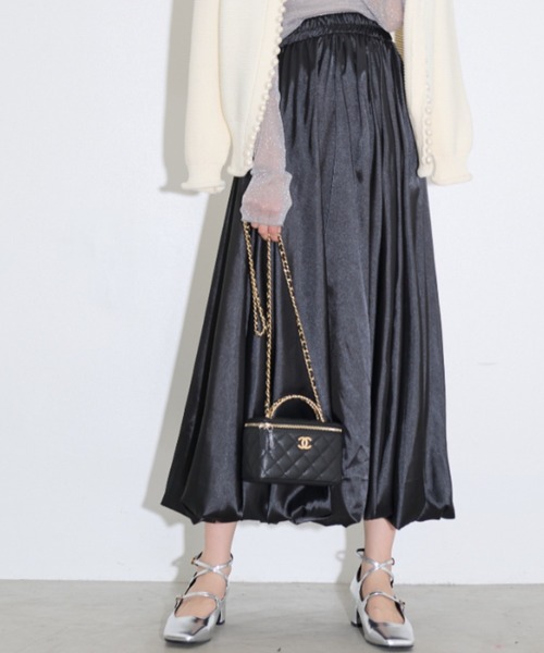 セール】サテンスカート（スカート）｜MOCOA 