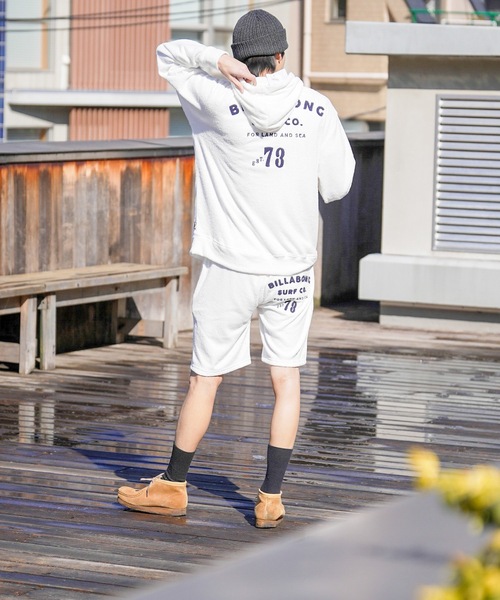 BILLABONG..WEAR.＋ハーレーボアフーディー 2点セット OUTLET】【直営店限定】BILLABONG メンズ セットアップ パーカー