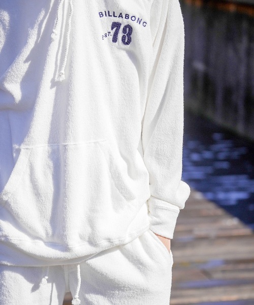 BILLABONG(ビラボン)の「BILLABONG メンズ セットアップPILE PARKA 【2024年春夏モデル】/ビラボンパイル地パーカー・フーディー(パーカー・メンズ・ミント/オフホワイト/グレー・X-LARGE/LARGE/MEDIUM)」の11枚目の写真