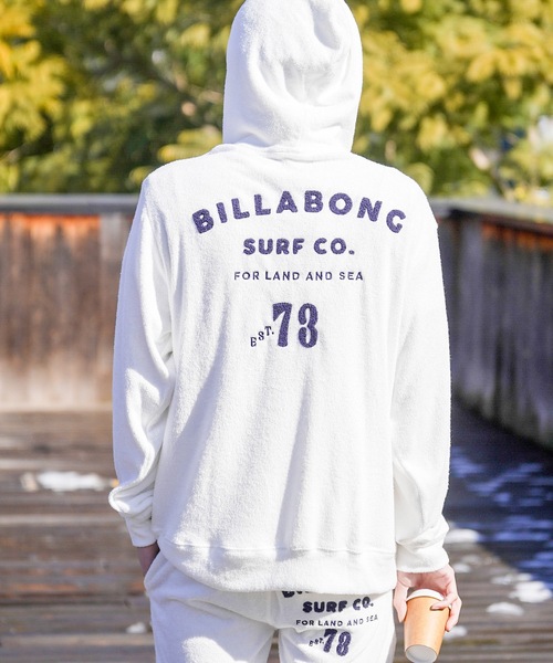 BILLABONG(ビラボン)の「BILLABONG メンズ セットアップPILE PARKA 【2024年春夏モデル】/ビラボンパイル地パーカー・フーディー(パーカー・メンズ・ミント/オフホワイト/グレー・X-LARGE/LARGE/MEDIUM)」の9枚目の写真