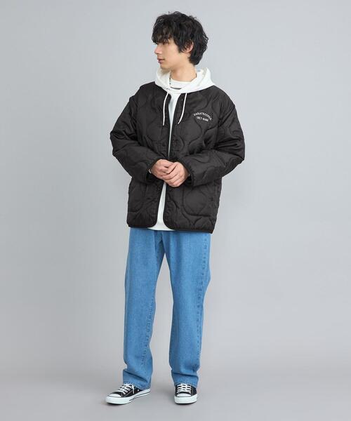 coen（コーエン）の「ルーズシルエットスーベニア刺繍キルティングジャケット（ブルゾン・メンズ・ナチュラル/ブラック/オリーブ・M/L）」の12枚目の写真