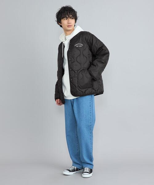 coen（コーエン）の「ルーズシルエットスーベニア刺繍キルティングジャケット（ブルゾン・メンズ・ナチュラル/ブラック/オリーブ・M/L）」の13枚目の写真