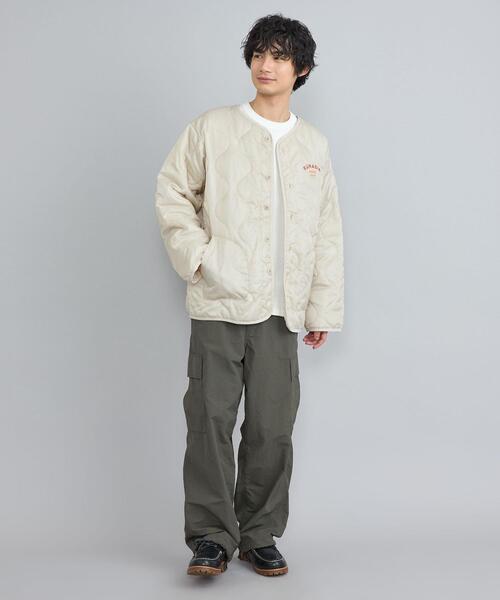 セール】ルーズシルエットスーベニア刺繍キルティングジャケット